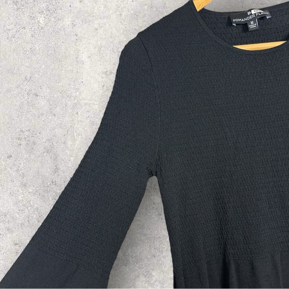 Tuckernuck Pomander Place Black Double Knit Lennox Maxi Dress Size Medium Boho M - Picture 9 of 12